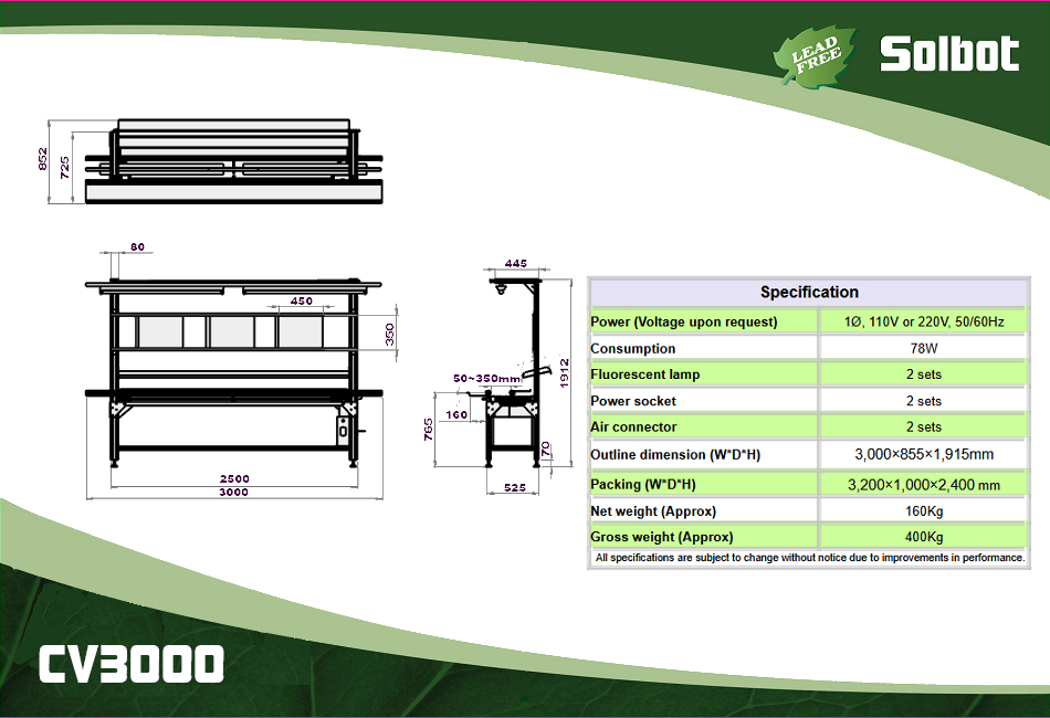 Conveyor and Roll Brusher (Spec./Outline) 2 CV3000