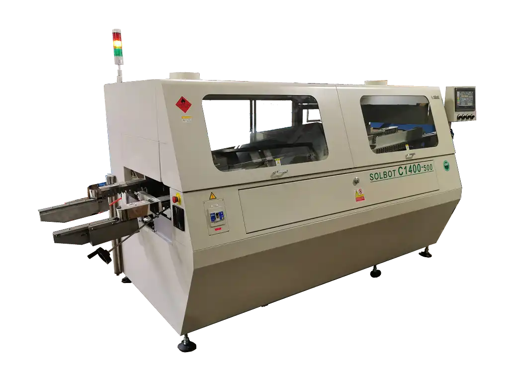Wave Soldering Machine 1 SOLBOT-C1400-500
Wave soldering machine
Touch panel & PLC control type