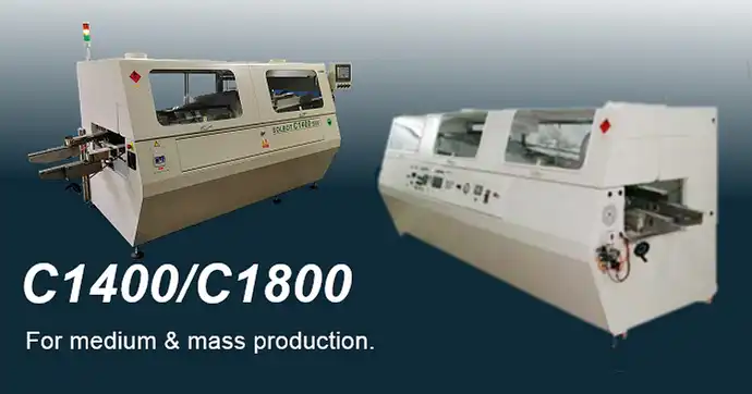 Model: C1400 / S1800 Wave soldering machine