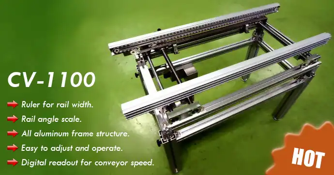 Model: CV1100 / CV3000 Inlet chain conveyor