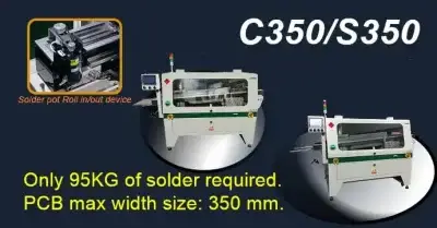 Mini wave soldering machine